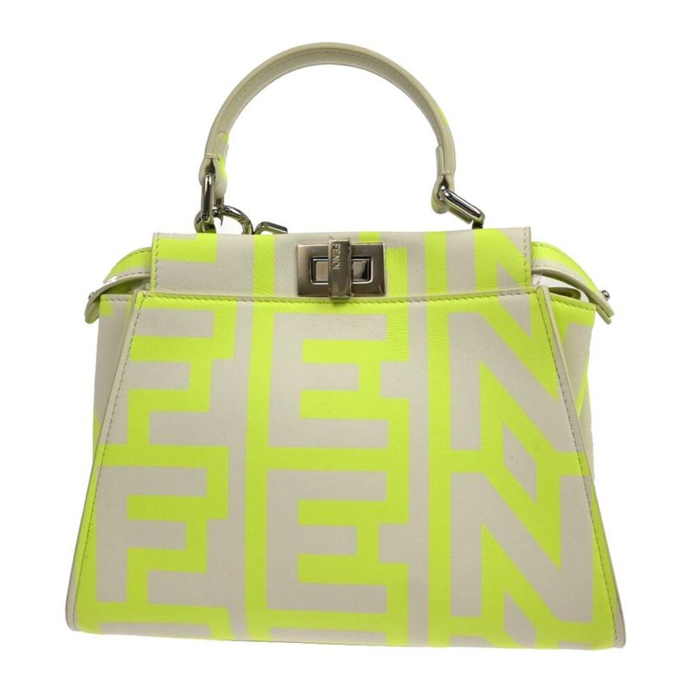 Fendi Peekaboo Leather Multicolour Leather Handbag